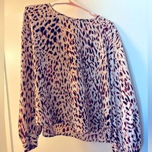 Long sleeve blouse size large